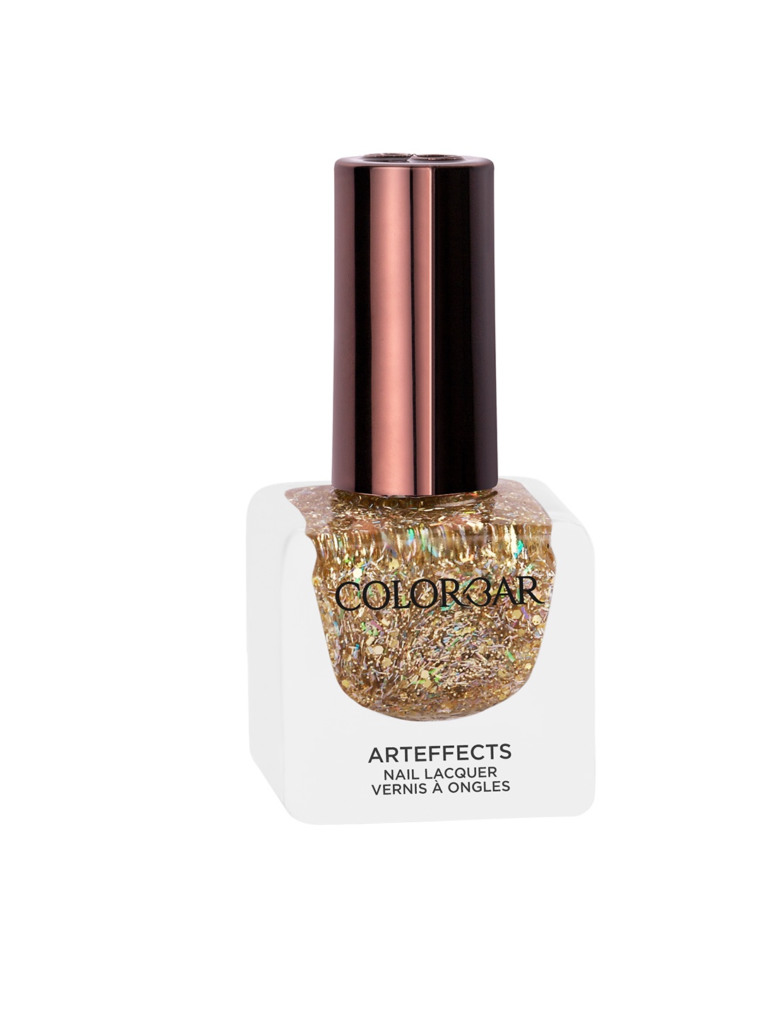 

Colorbar Arteffects Glitter Obsession Nail Lacquer - Hitch 284 12ml, Gold