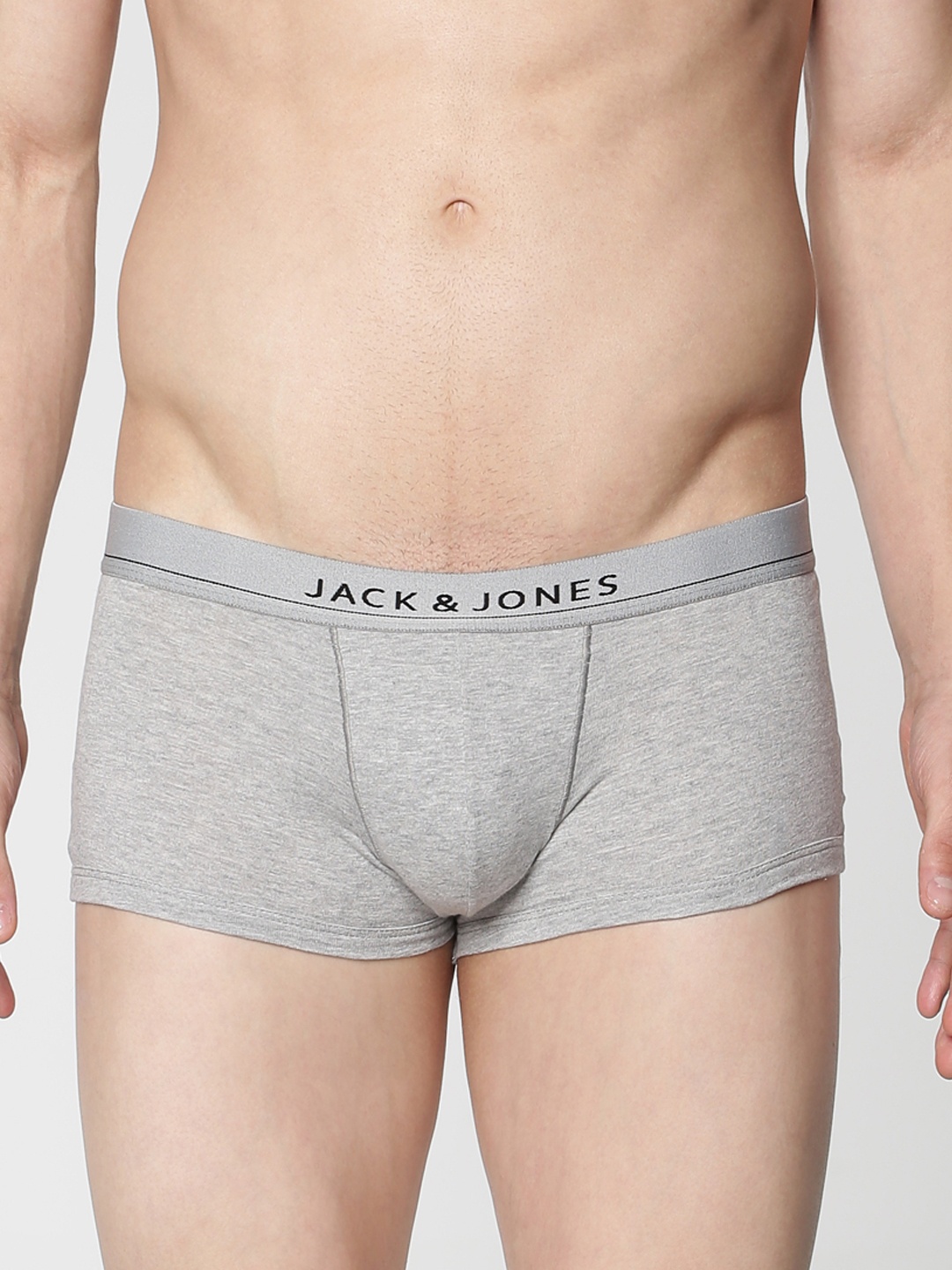 

Jack & Jones Men Grey Solid Brazilian Trunks 1955230029