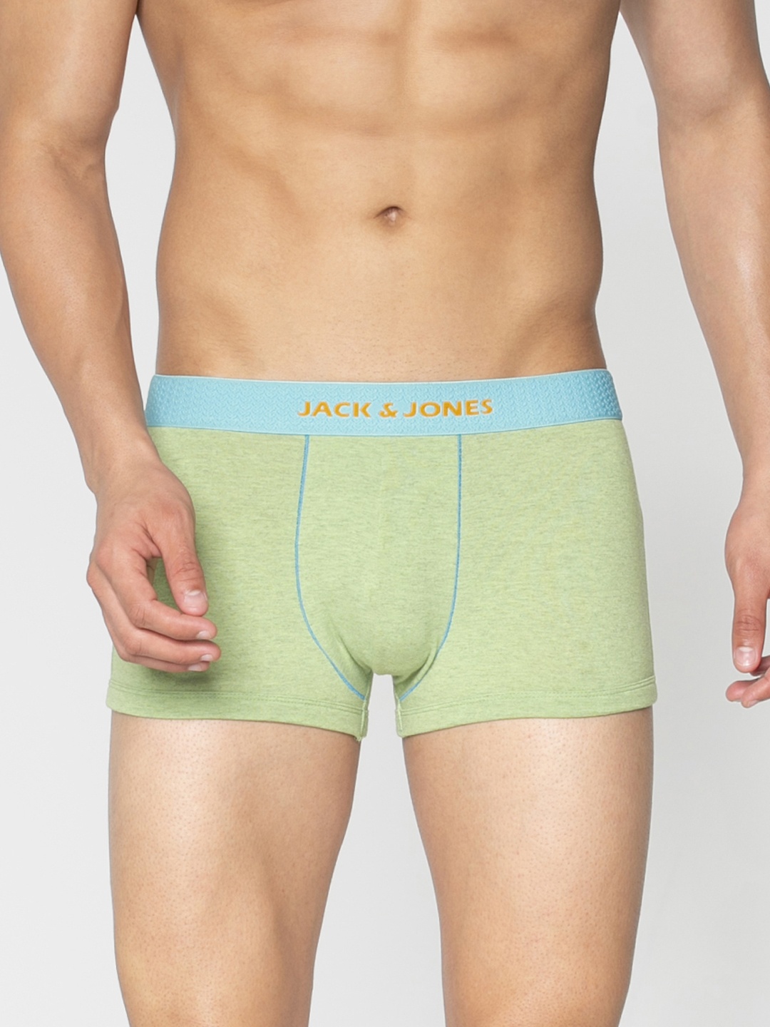 

Jack & Jones Men Green Solid Brazilian Trunk 2057254005