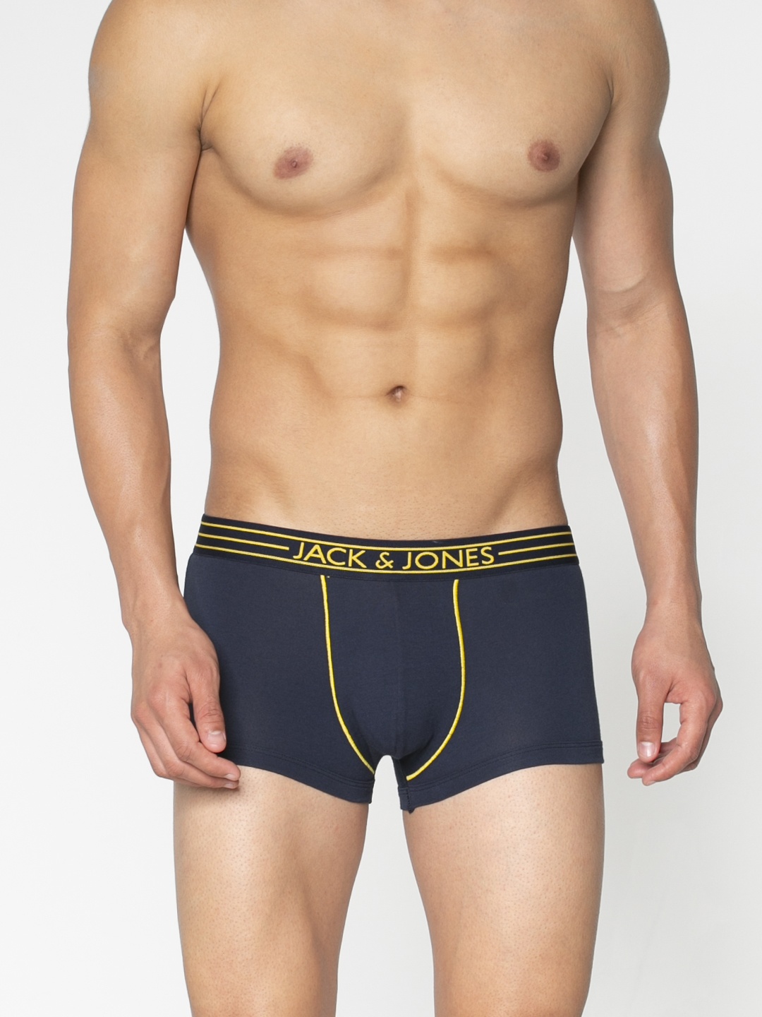 

Jack & Jones Men Navy Blue Solid Trunks 2054028020