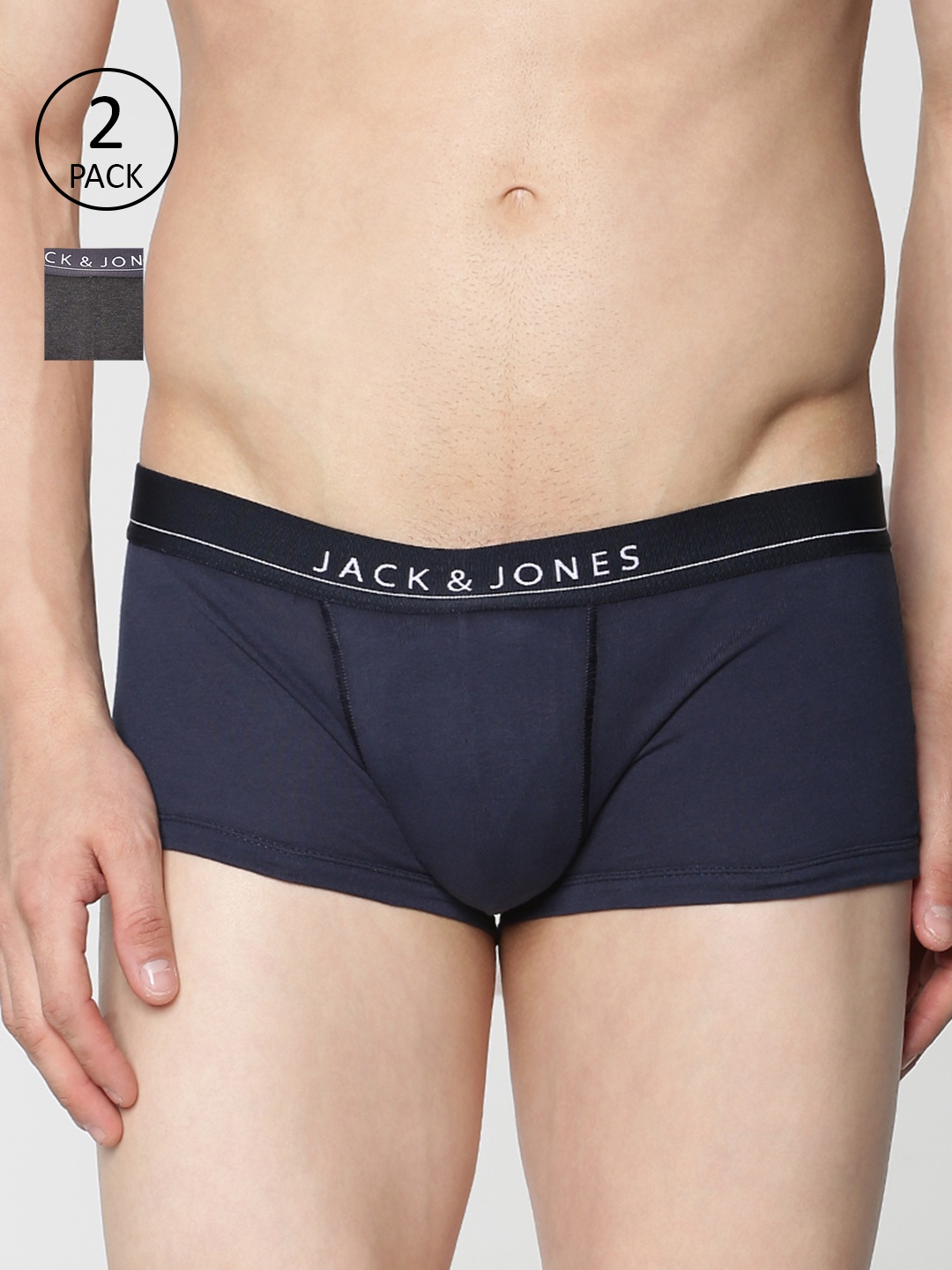 

Jack & Jones Men Pack of 2 Solid Brazilian Trunks, Assorted