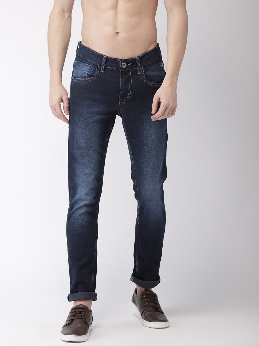 

Flying Machine Men Blue Skinny Jackson Fit Low-Rise Clean Look Stretchable Jeans