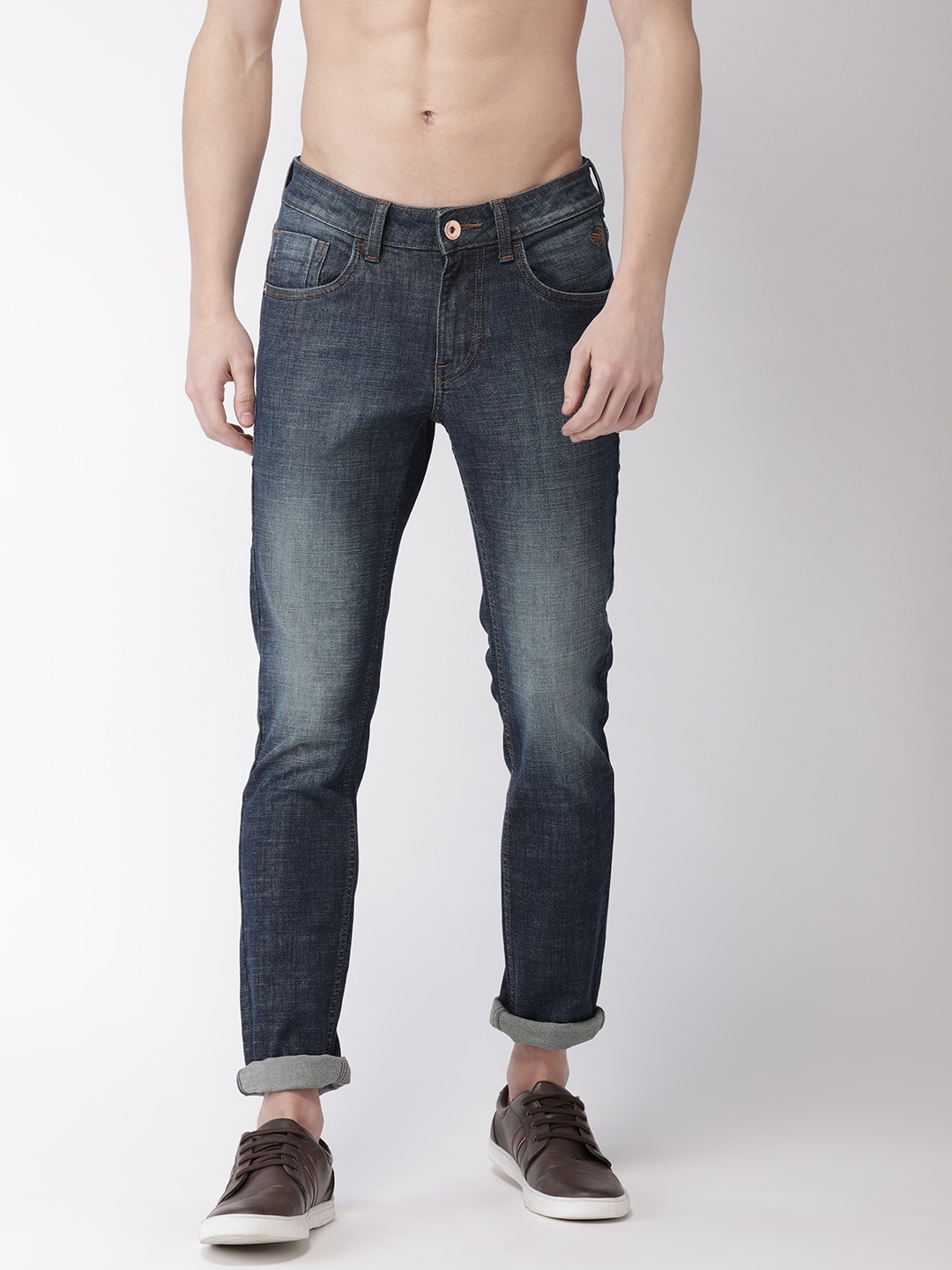 

Flying Machine Men Blue Skinny Jackson Fit Low-Rise Clean Look Stretchable Jeans