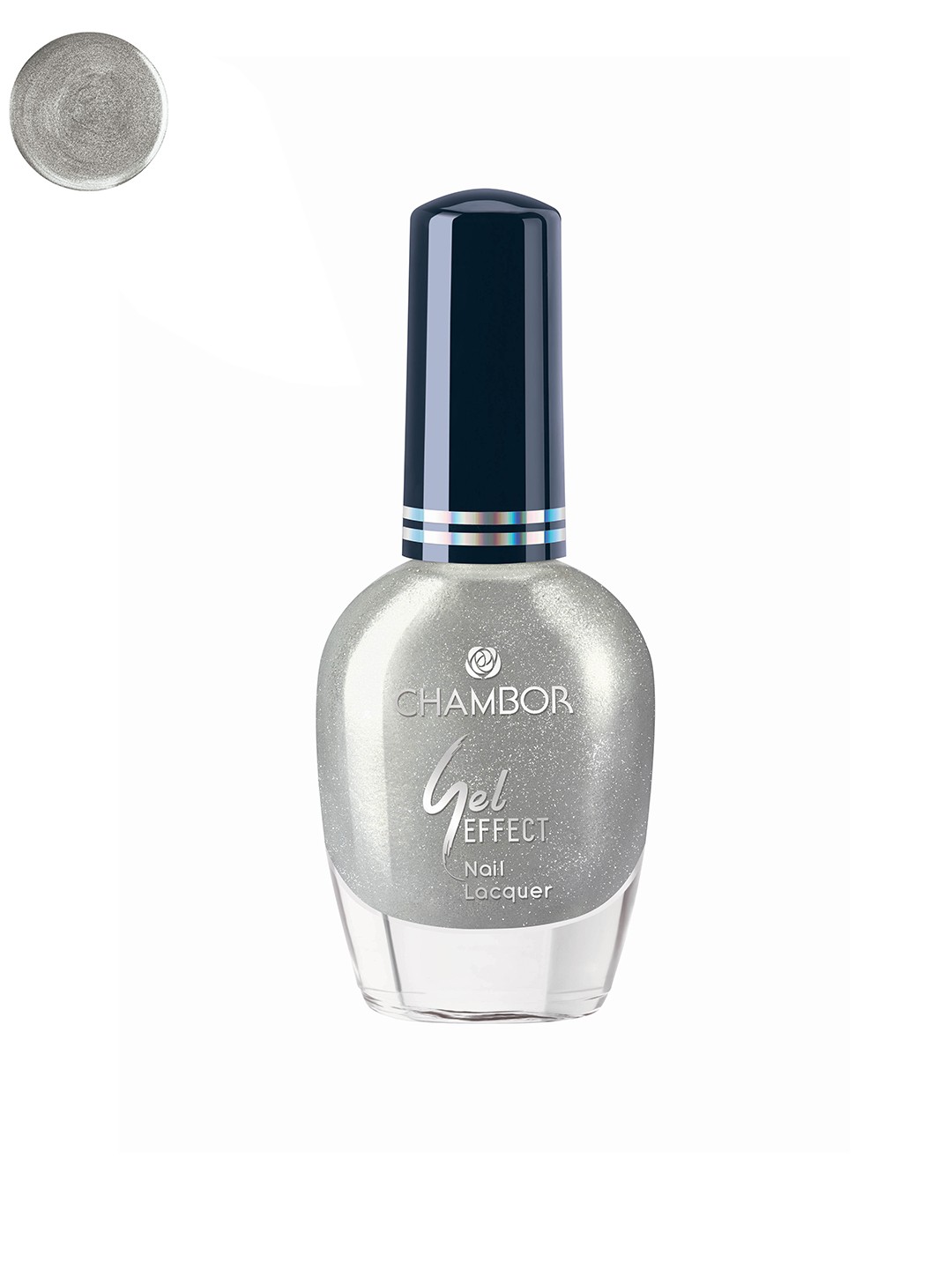 

Chambor Silver 654 Gel Effect Nail Lacquer 10ml