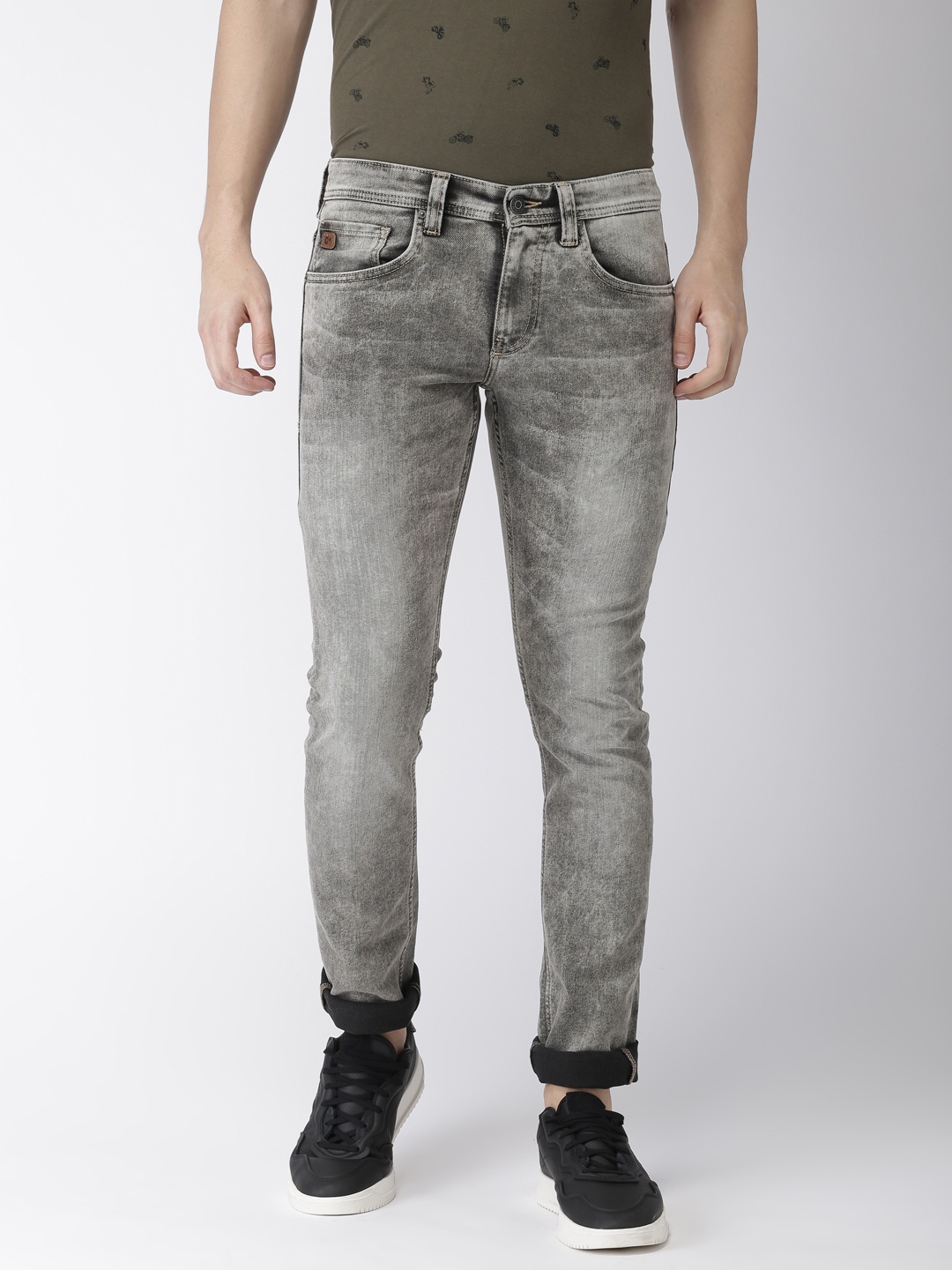 

Celio Men Grey Slim Fit Mid-Rise Clean Look Stretchable Jeans