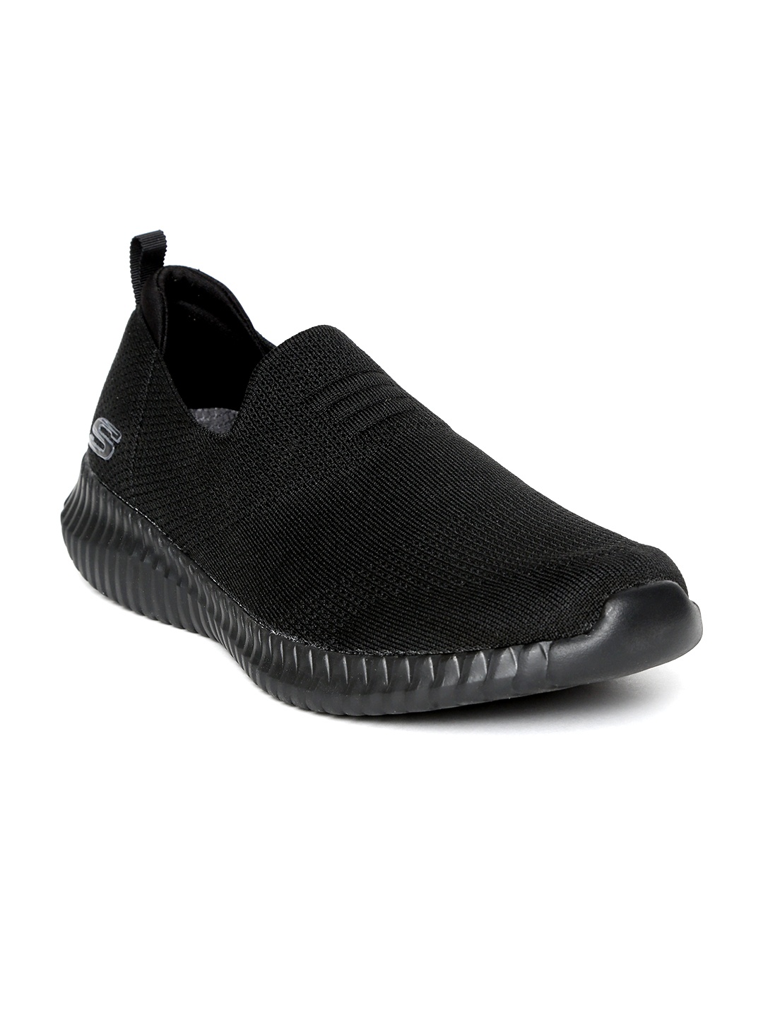 

Skechers Men Black Elite Flex-Aelhill Slip-On Sneakers