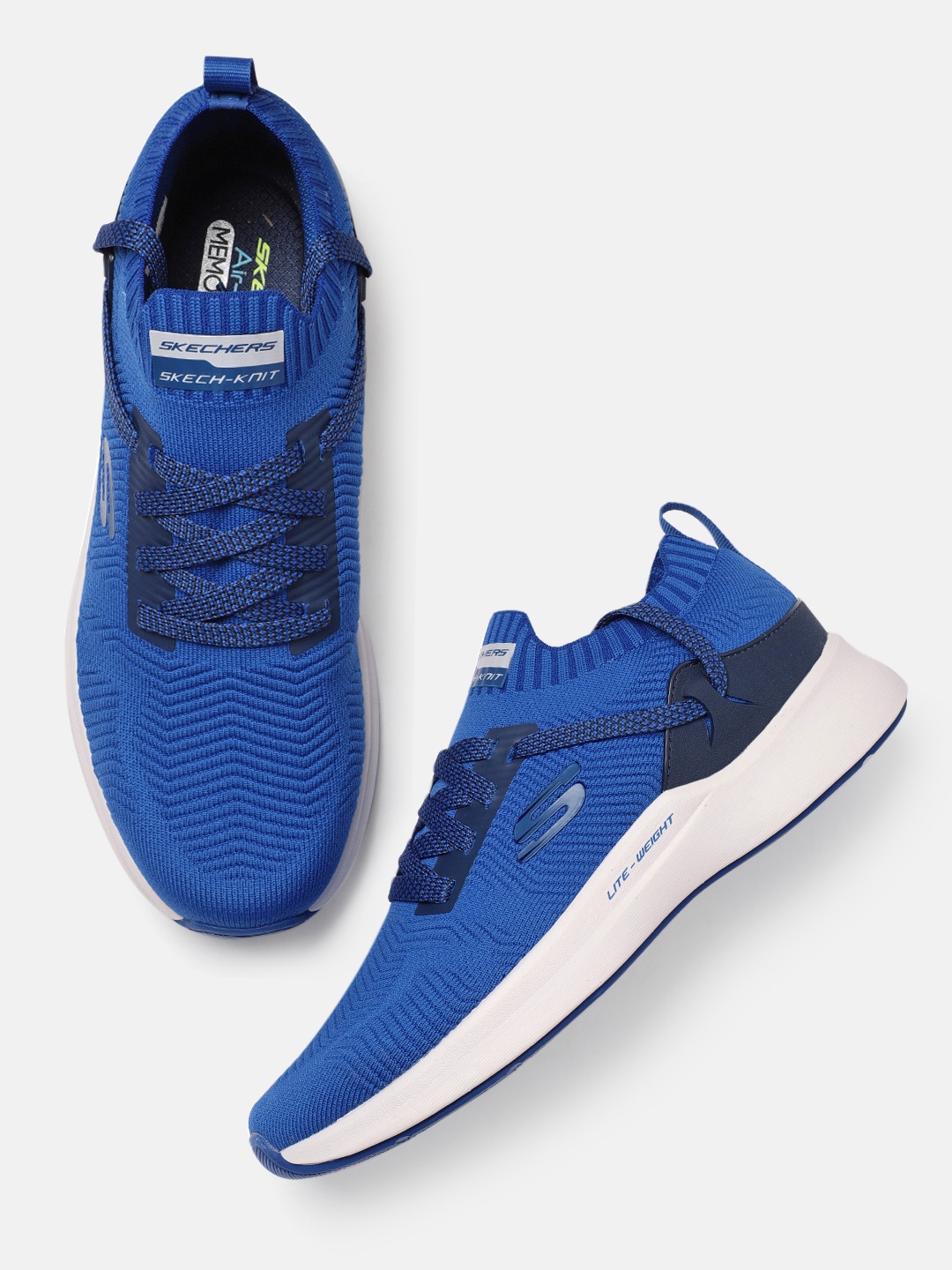 

Skechers Men Blue Terraza Welledge Sneakers