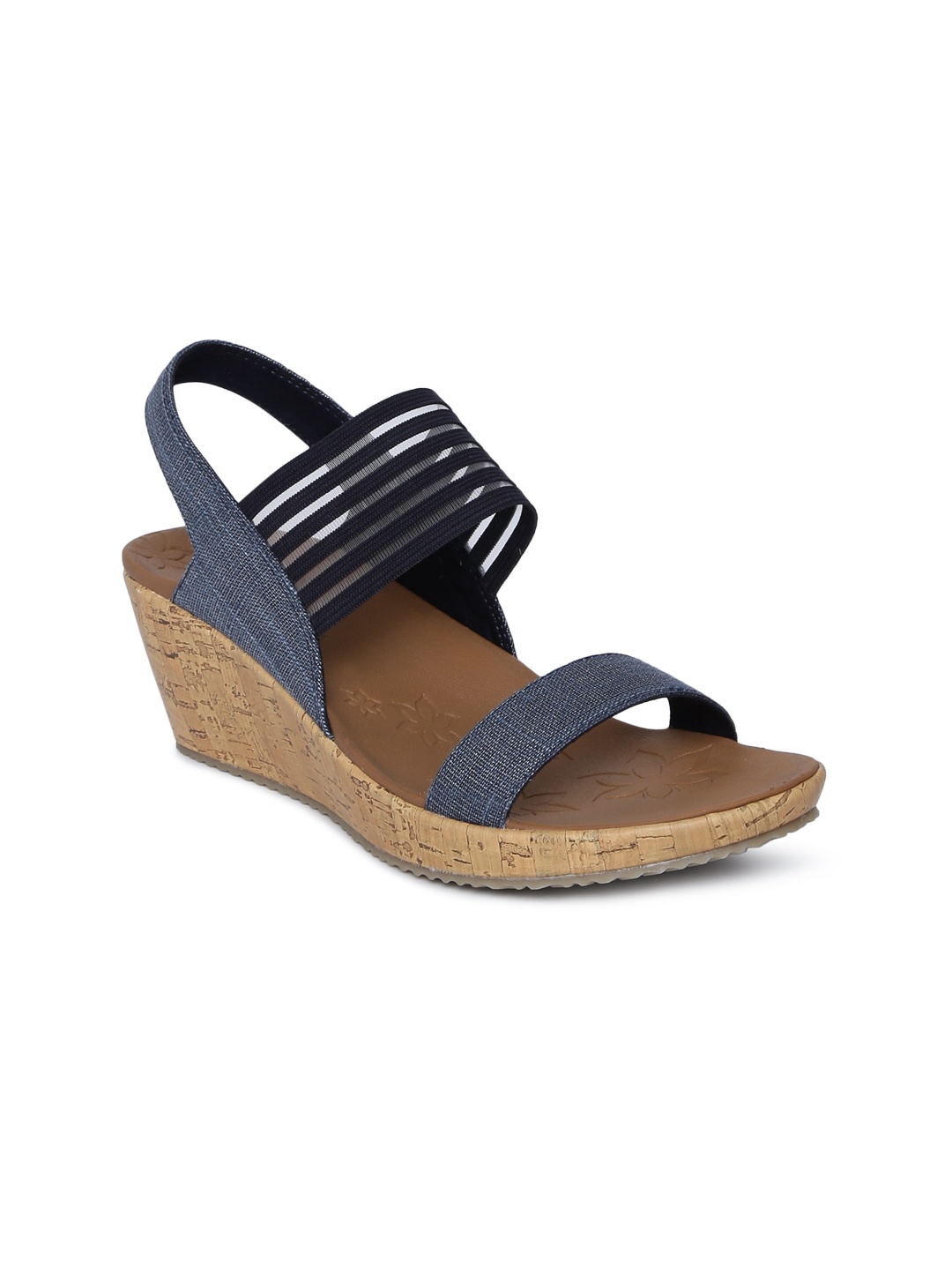 

Skechers Women Navy Blue Solid Heels
