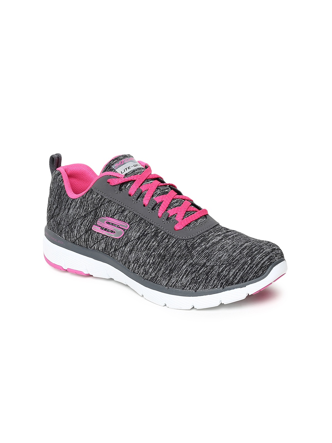 

Skechers Women Charcoal FLEX APPEAL 3.0-INSIDERS Sneakers