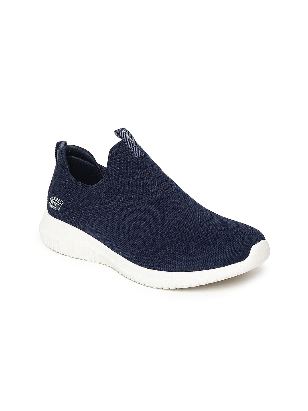 

Skechers Women ULTRA FLEX-FIRST TAKE Navy Blue Slip-On Sneakers