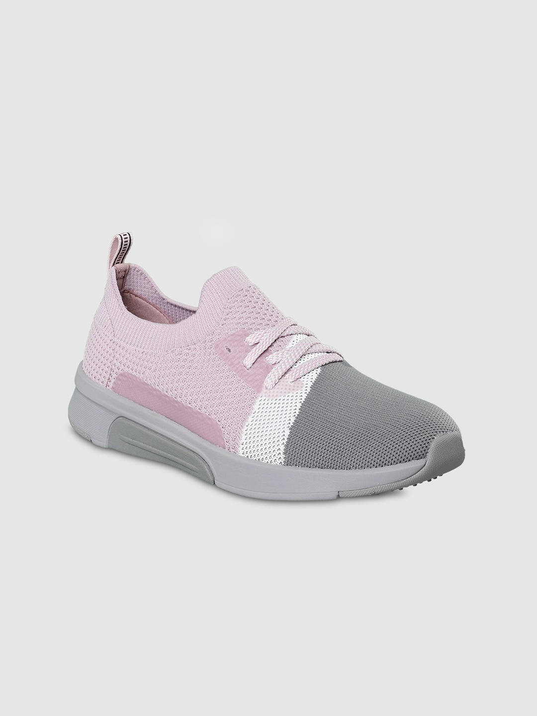 

Skechers Women Grey & Pink Mark Nason SEQUOIA Slip-Ons