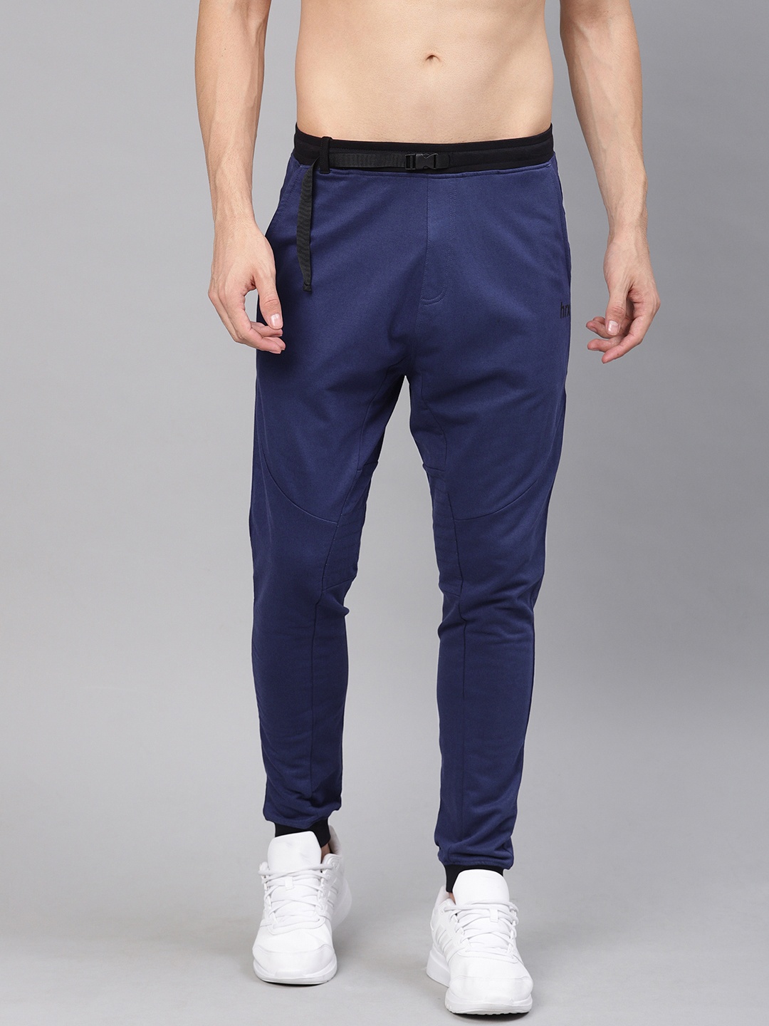 

HRX by Hrithik Roshan Men Navy Blue Solid Lifestyle Joggers