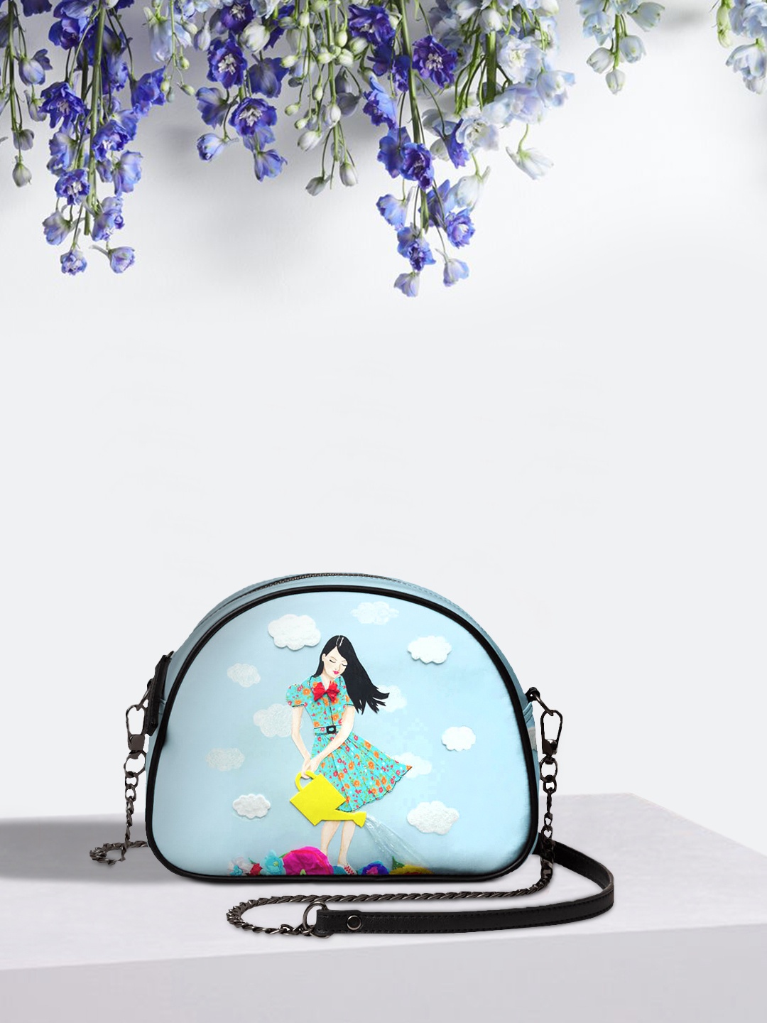 

DailyObjects Multicoloured Printed Sling Bag, Multi