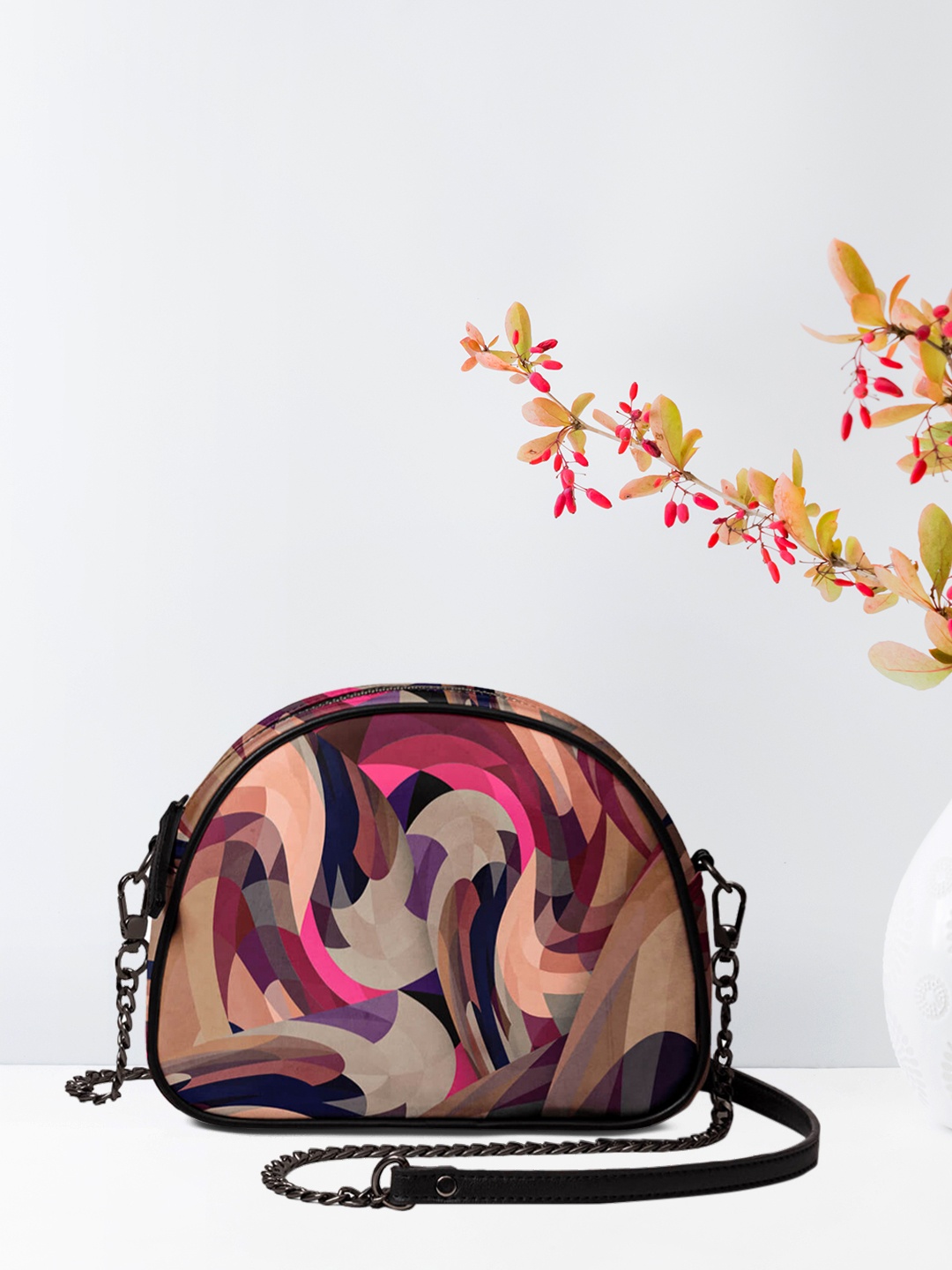 

DailyObjects Multicoloured Printed Sling Bag, Multi