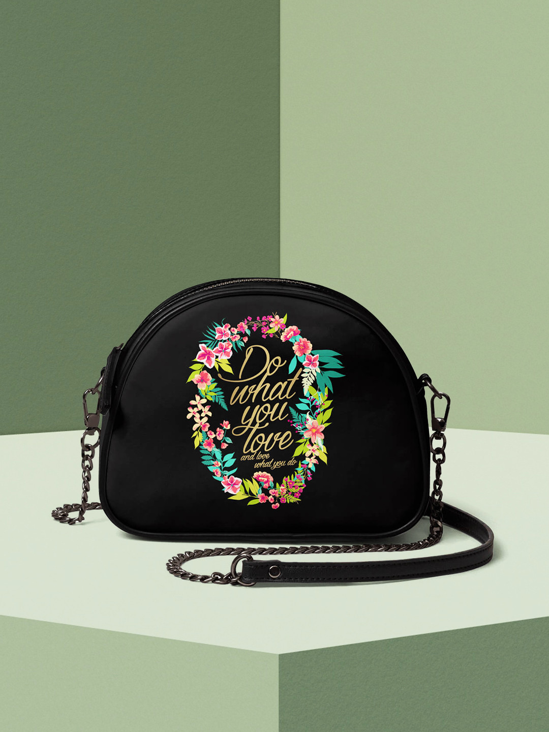 

DailyObjects Multicoloured Printed Sling Bag, Multi