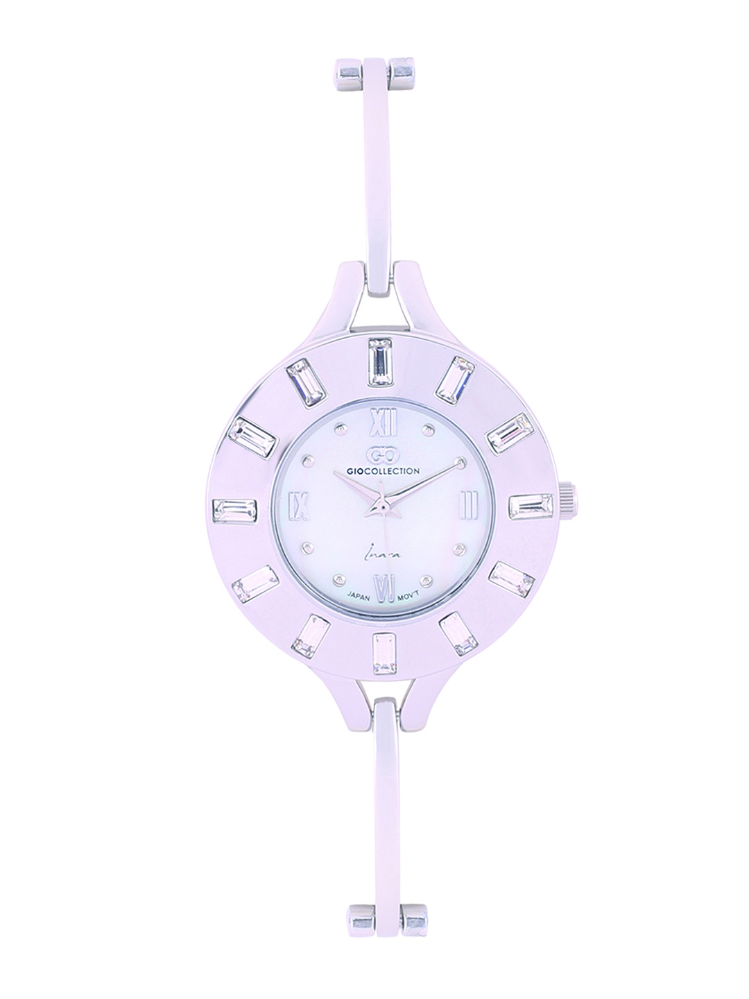 

GIO COLLECTION Women Silver-Toned Analogue Watch G2125-11