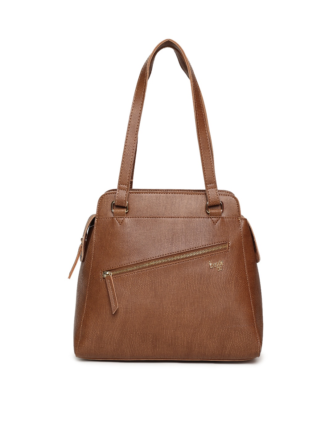 

Baggit Brown Textured Shoulder Bag