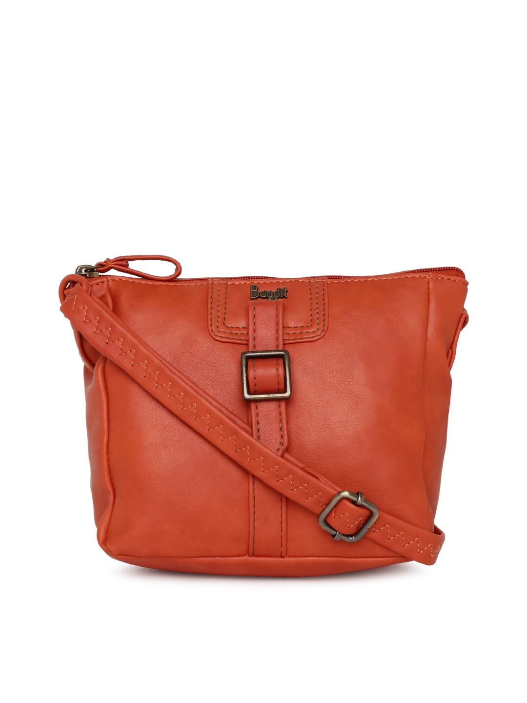 

Baggit Orange Solid Sling Bag