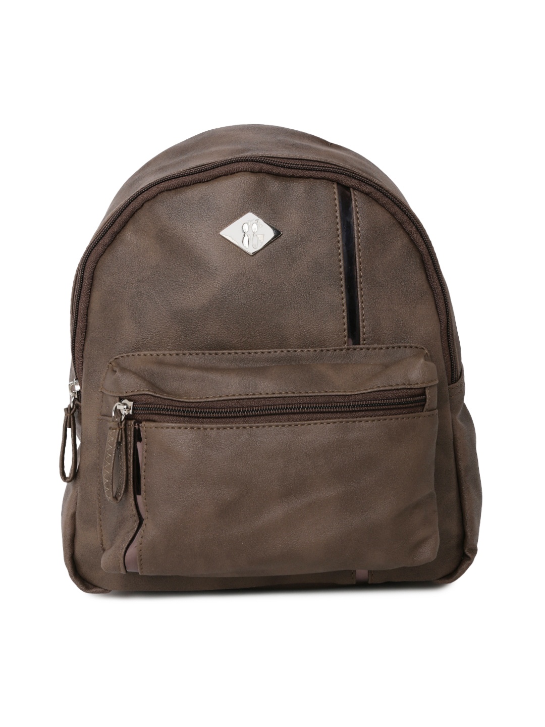 

Baggit Women Brown Solid Backpack