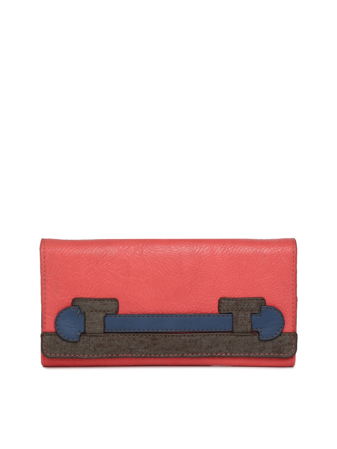 

Baggit Women Pink Solid Two Fold Wallet