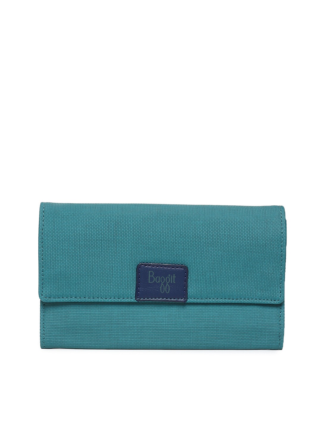 

Baggit Women Blue Solid Two Fold Wallet