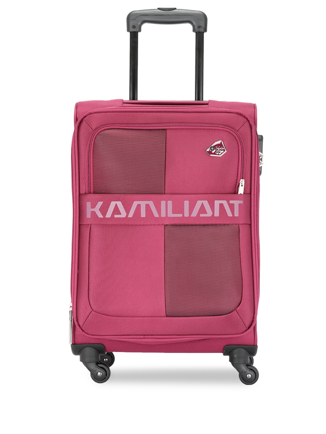 

KAMILIANT Magenta Solid KAM OROMO SP Cabin Trolley Bag