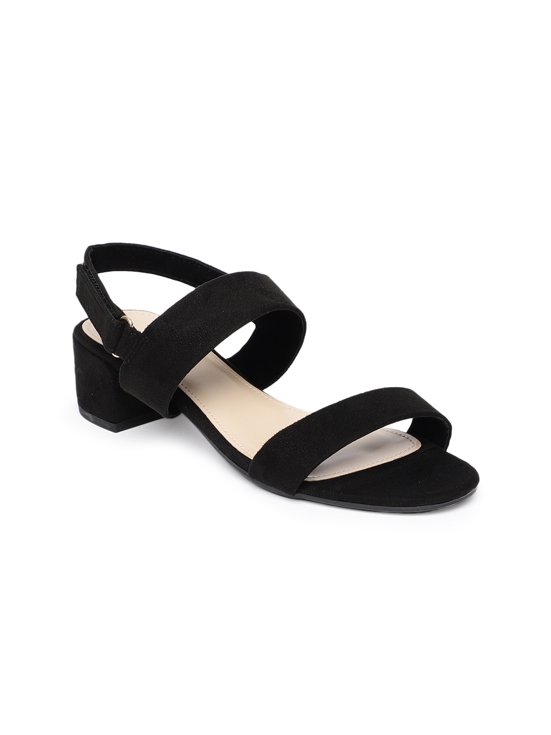 

Rocia Women Black Solid Sandals