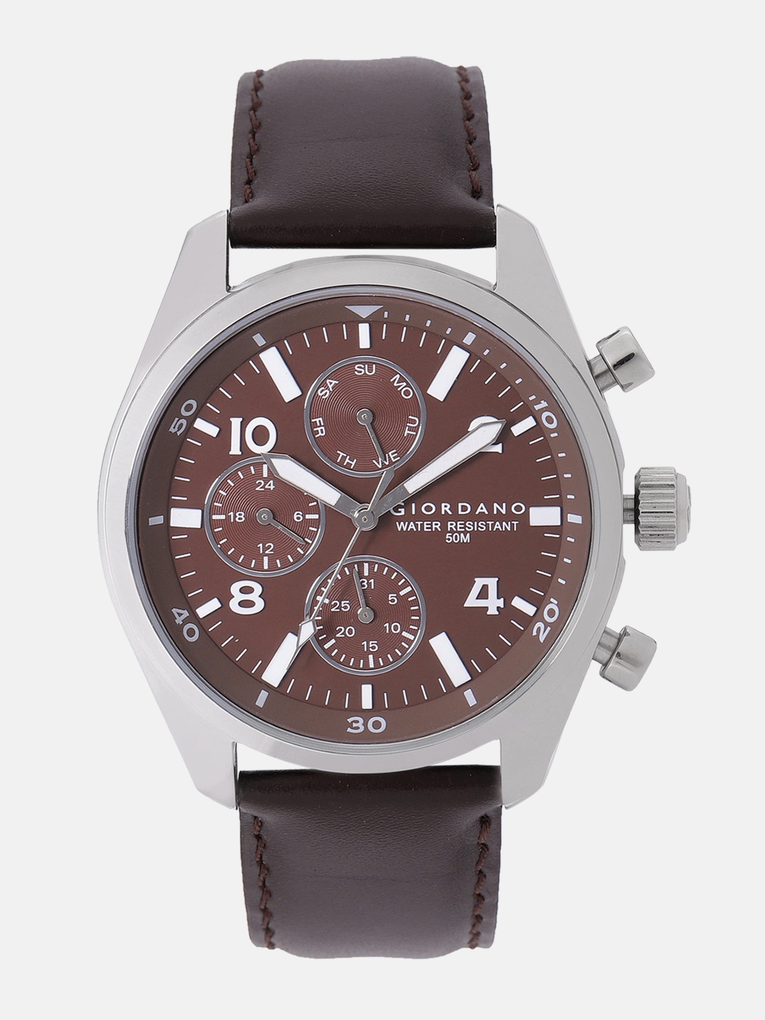 

GIORDANO Men Brown Analogue Watch 1684-02X