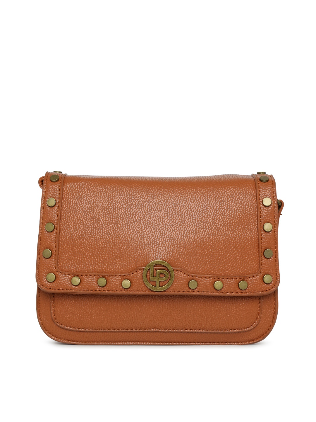 

Lino Perros Tan Brown Textured Sling Bag