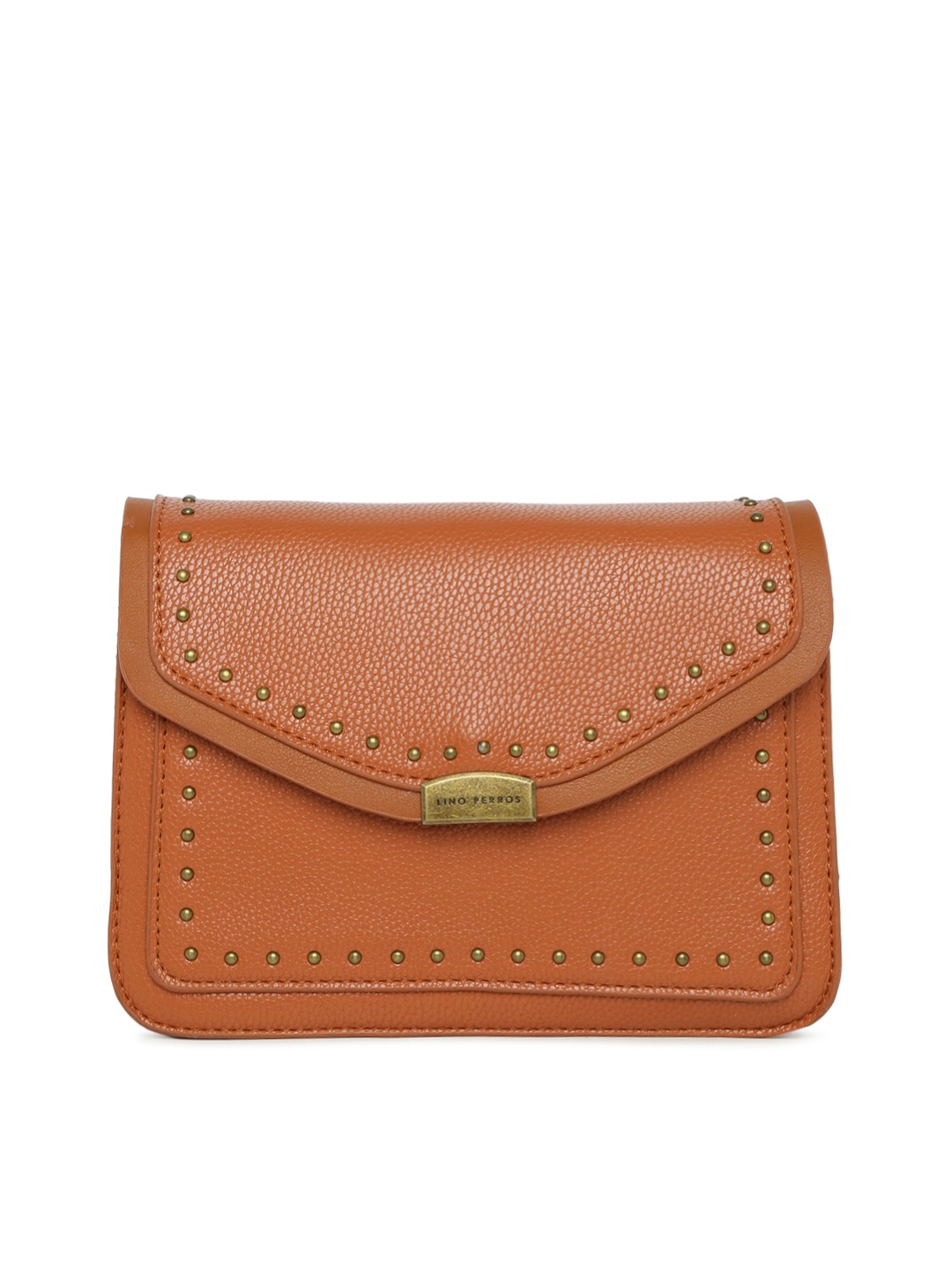 

Lino Perros Brown Textured Sling Bag