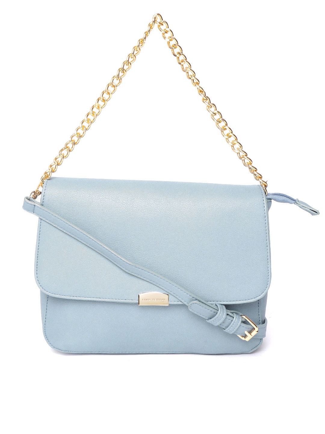 

Lino Perros Blue Solid Shoulder Bag