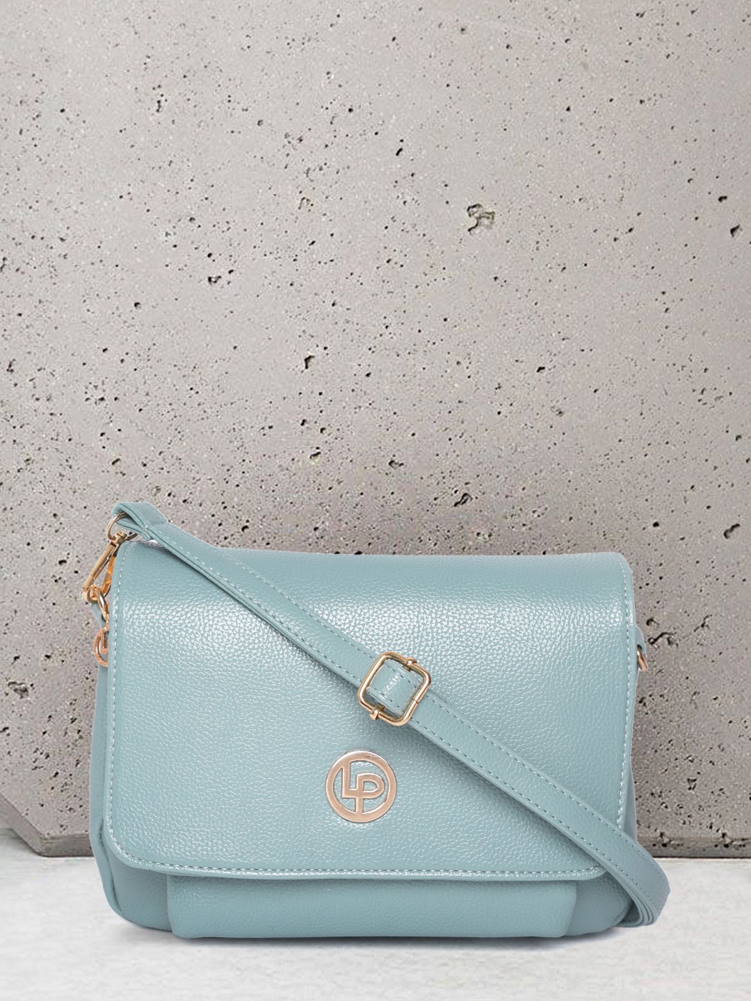 

Lino Perros Blue Solid Sling Bag
