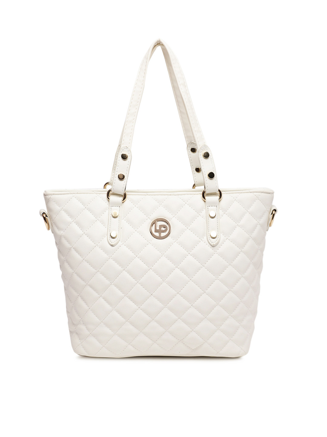 

Lino Perros White Solid Handheld Bag