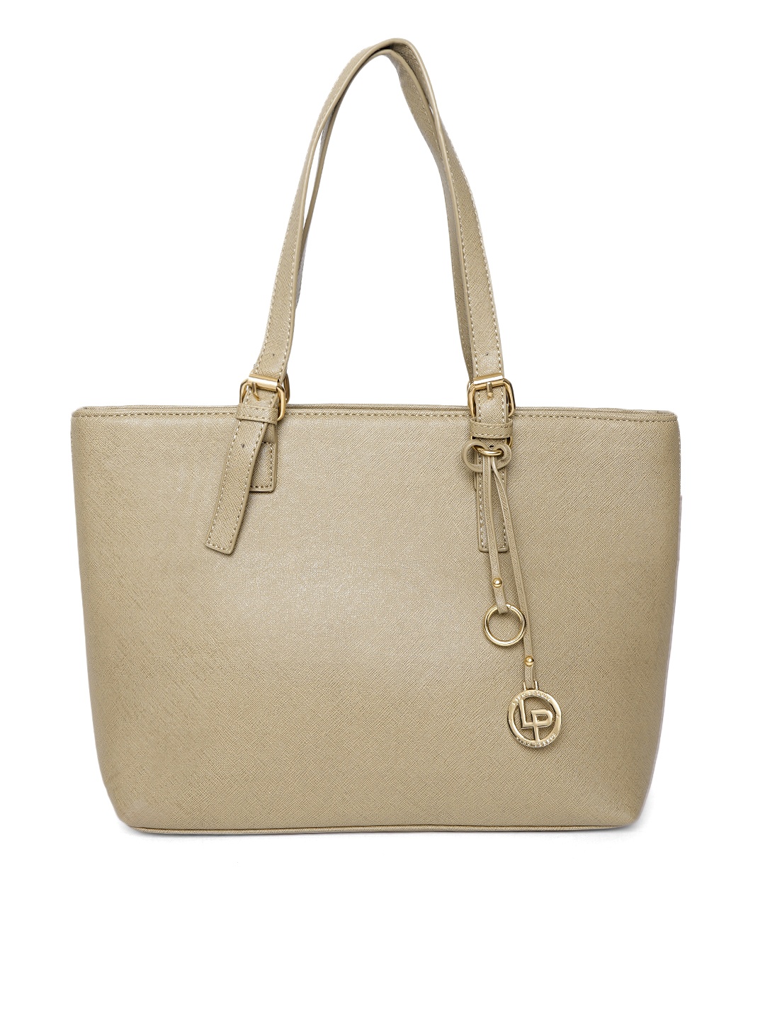 

Lino Perros Taupe Textured Shoulder Bag