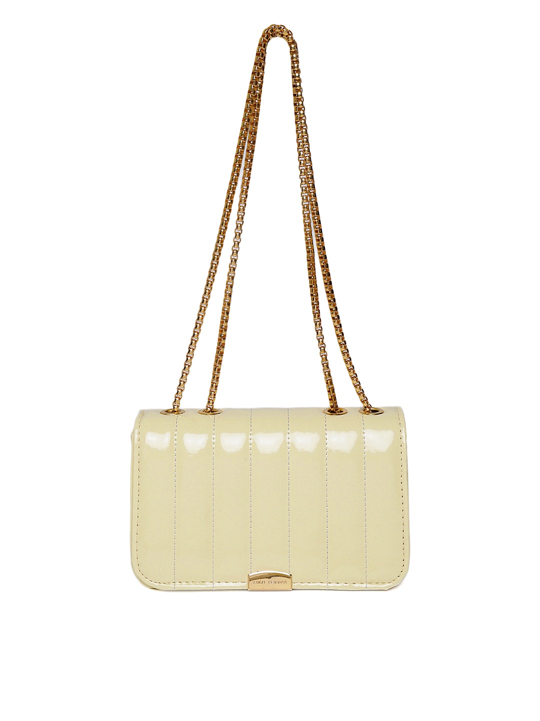 

Lino Perros Cream-Coloured Quilted Shoulder Bag
