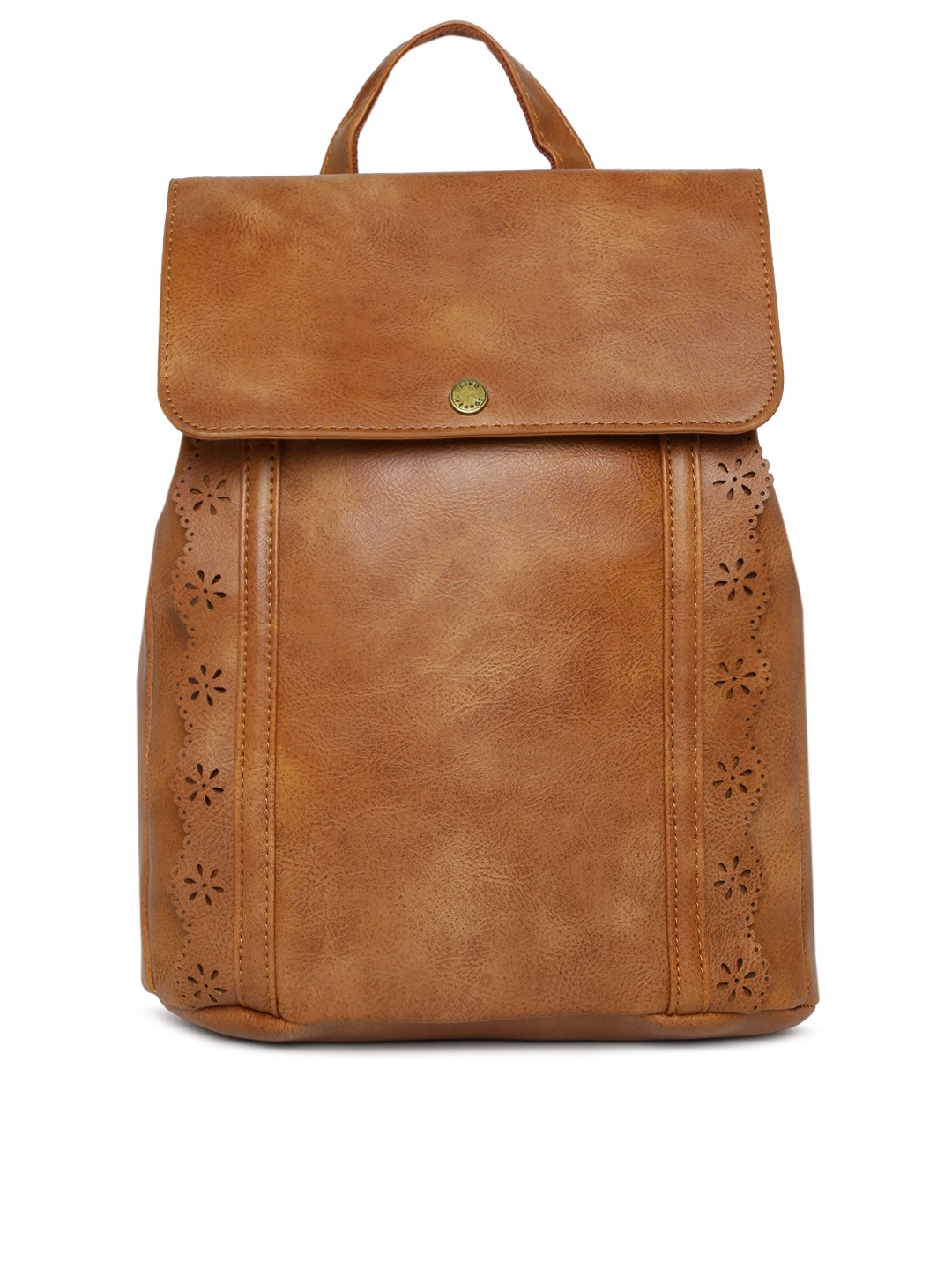 

Lino Perros Women Tan Brown Textured Backpack