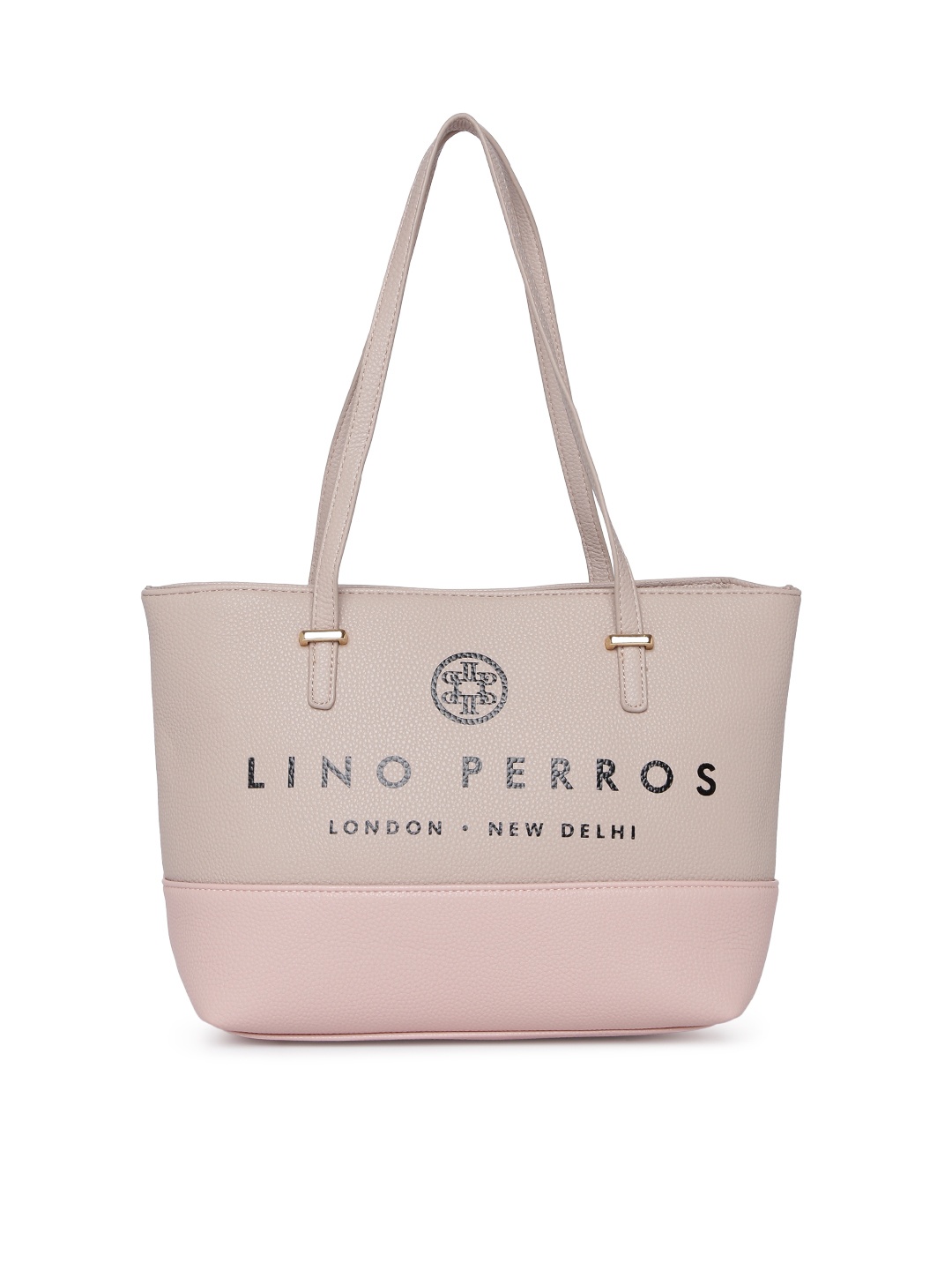 

Lino Perros Beige & Pink Printed Shoulder Bag