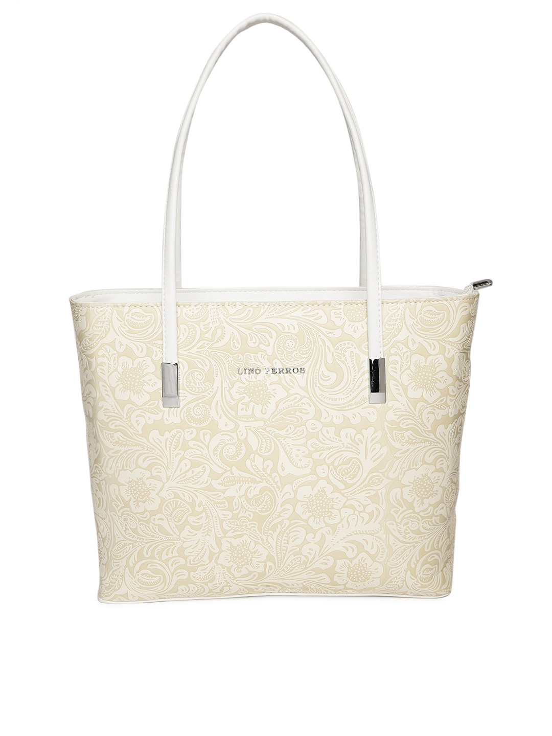 

Lino Perros Off-White Ethnic Motifs Textured Shoulder Bag