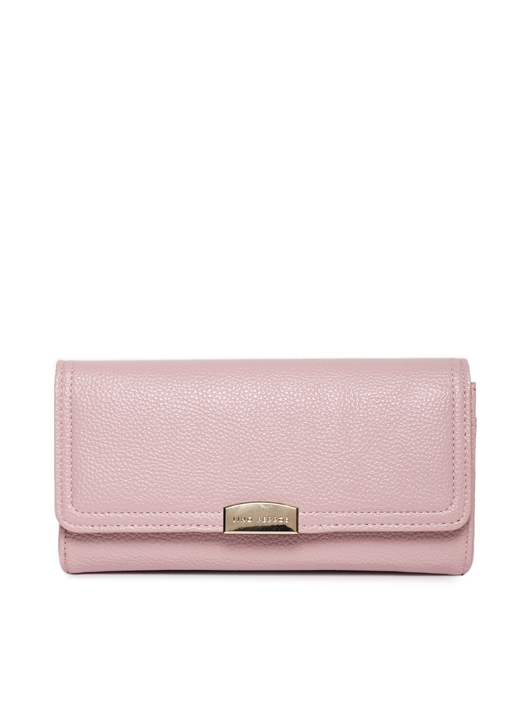 

Lino Perros Women Pink Solid Two Fold Wallet