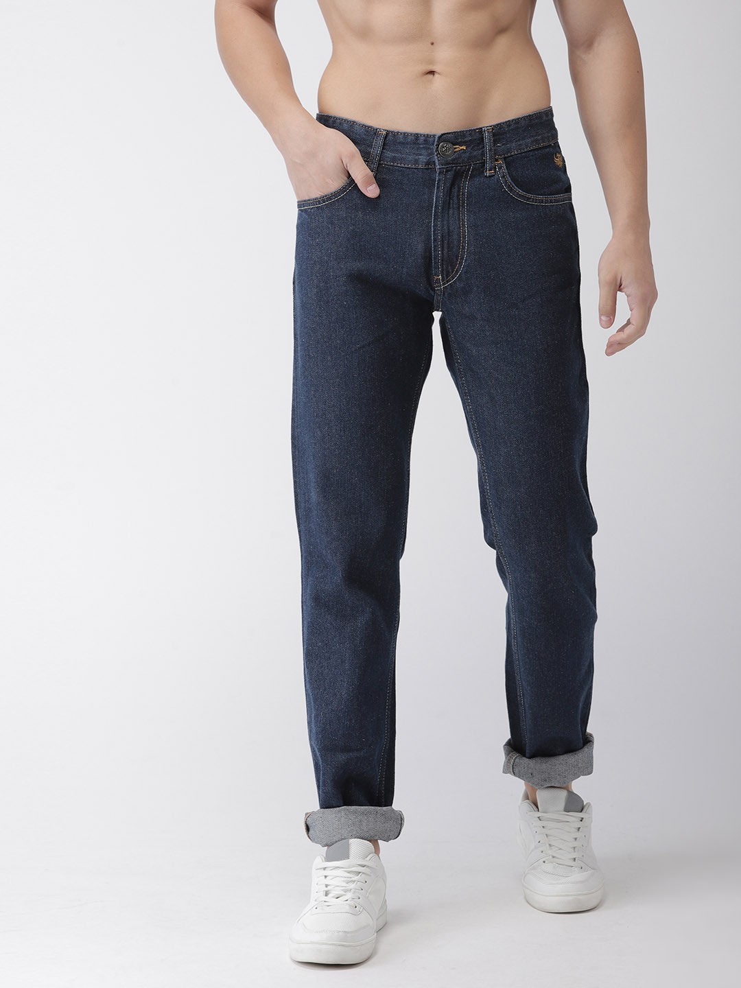 

Flying Machine Men Blue Prince Slim Fit Mid-Rise Clean Look Jeans