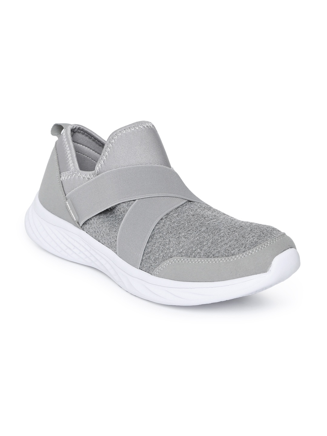 

Flying Machine Men Grey Slip-On Sneakers