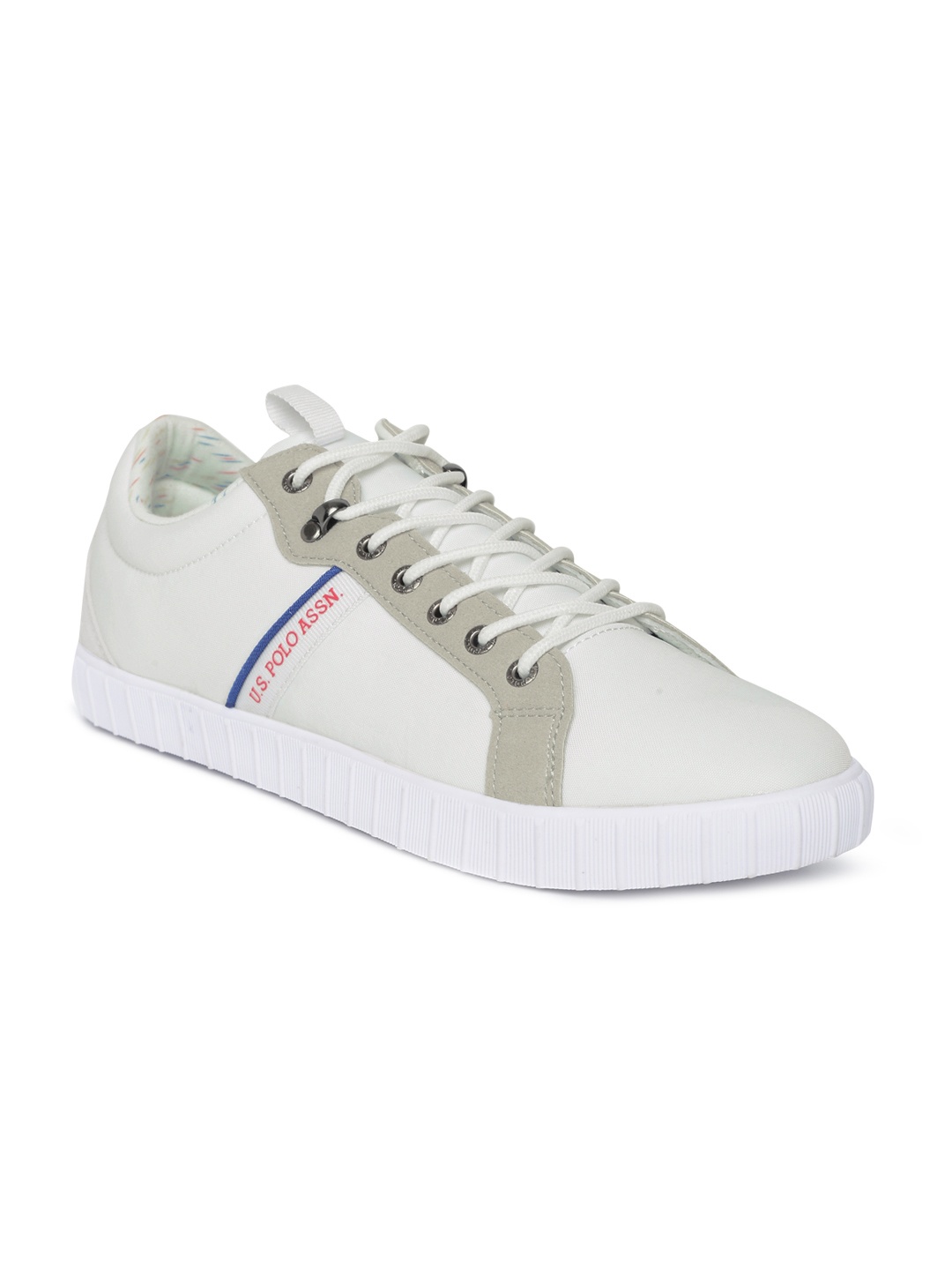 

U.S. Polo Assn. Men Off-White Sneakers