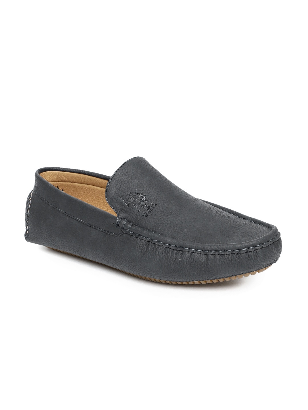 

U.S. Polo Assn. Men Navy Blue Driving Shoes