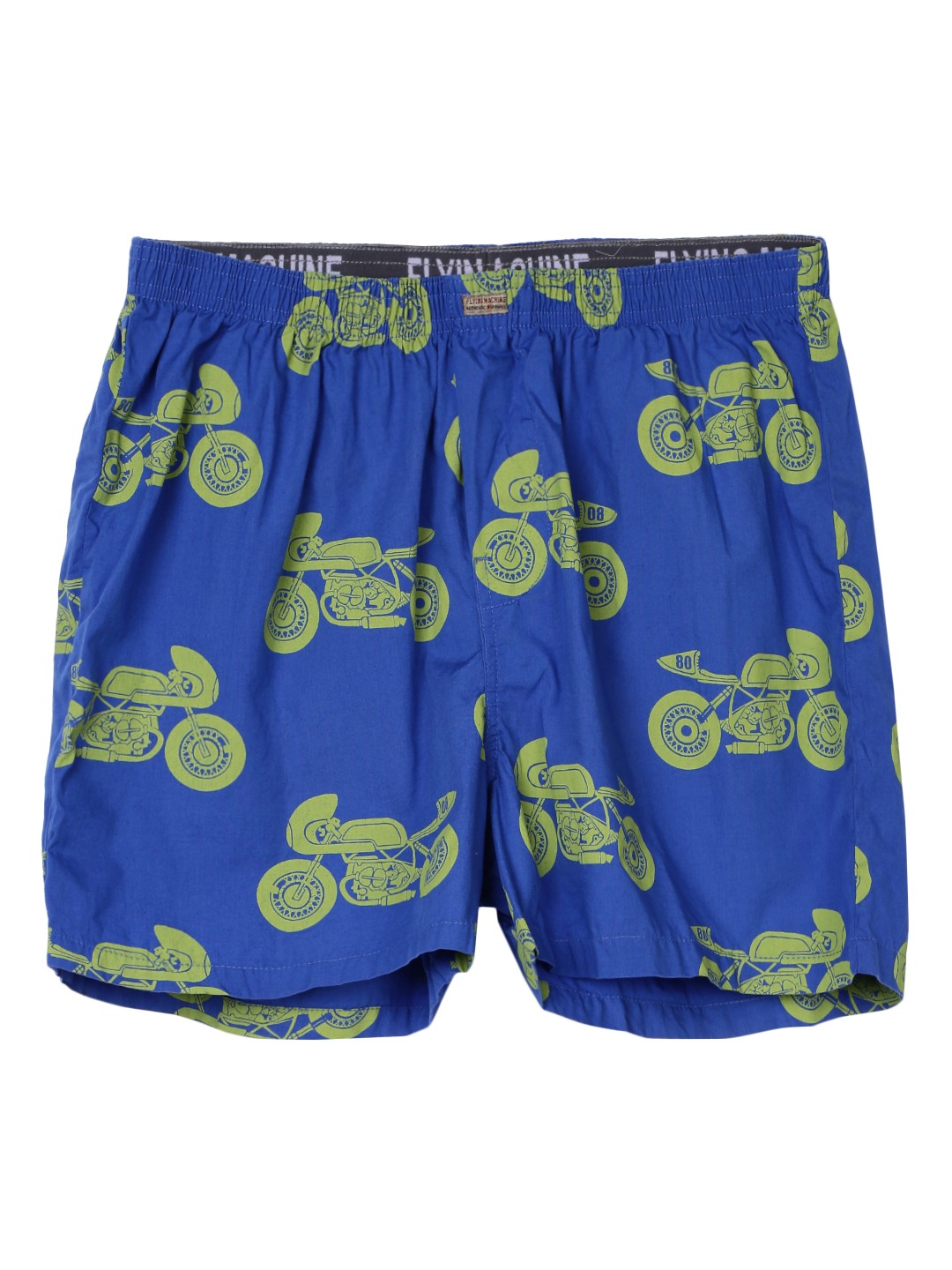 

Flying Machine Blue Printed Pure Cotton Boxers FMST0207