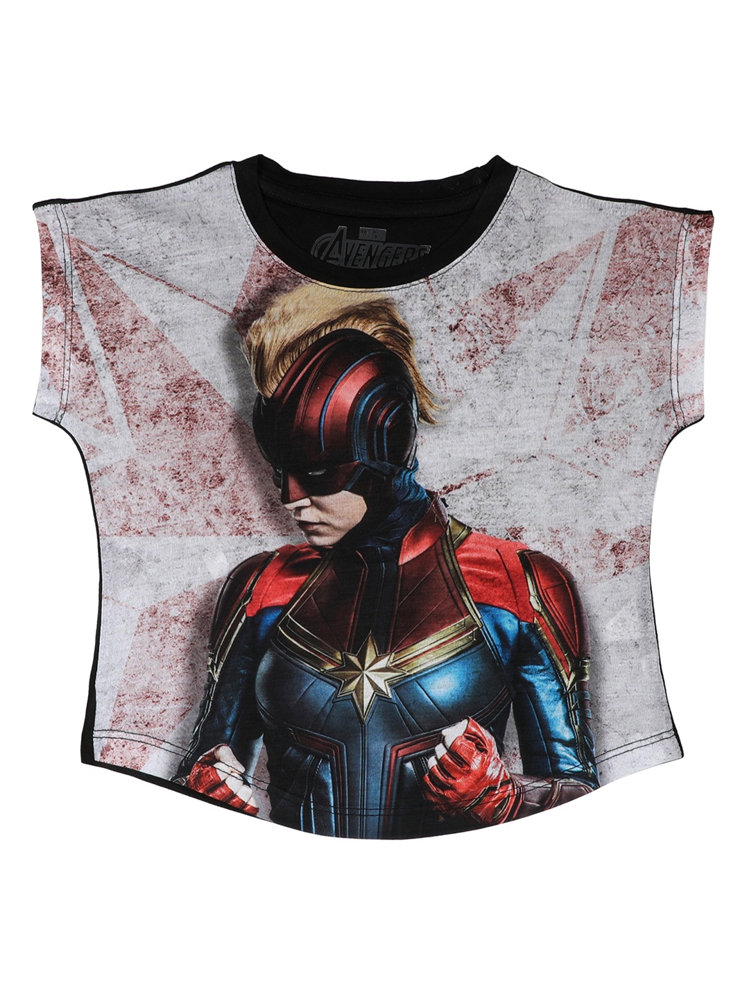 

Marvel by Wear Your Mind Girls Off-White Printed Top