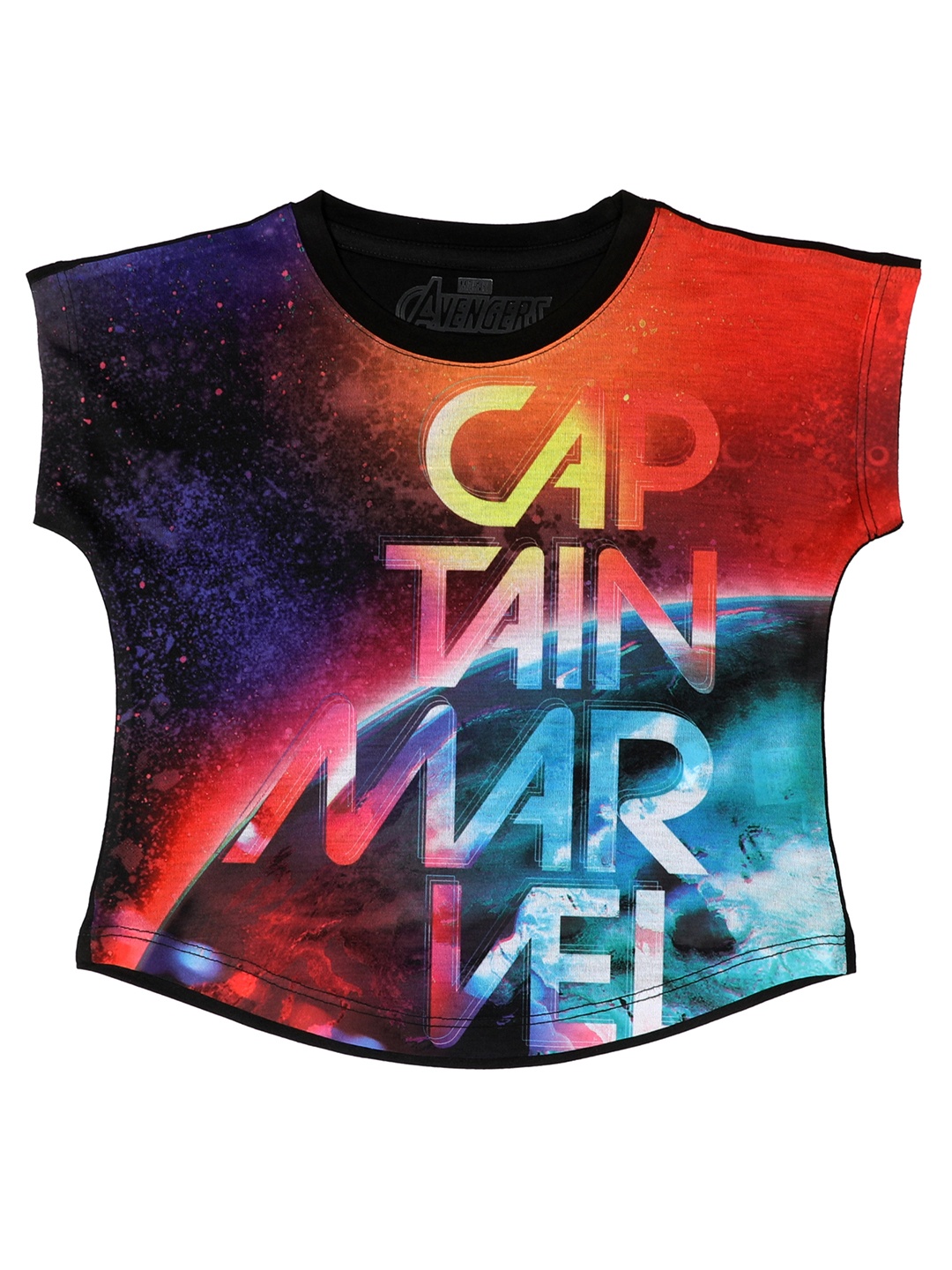 

Marvel by Wear Your Mind Girls Multicoloured Printed Top, Multi