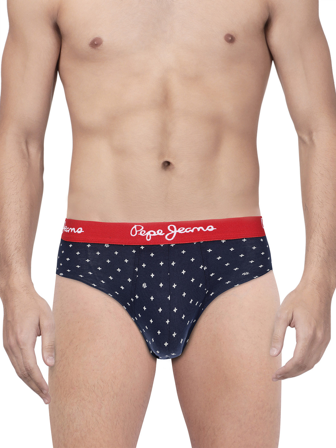 

Pepe Jeans Men Navy Blue Printed Hipster Briefs 8904311300953