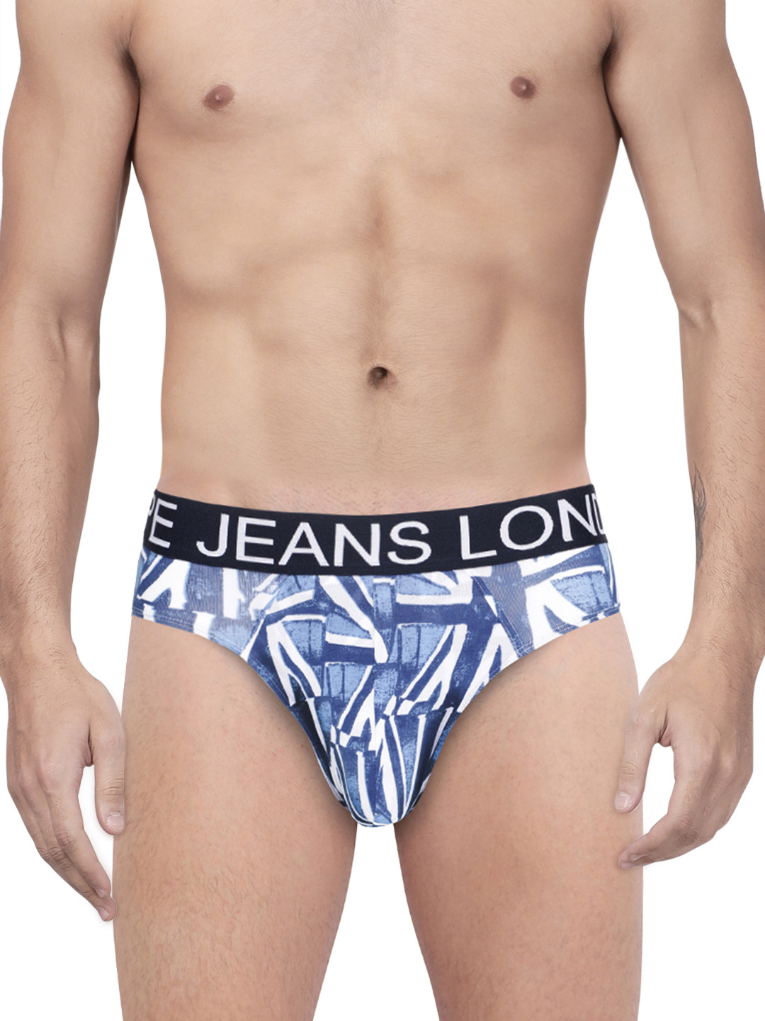 

Pepe Jeans Men Blue & White Printed Briefs 8904311302957