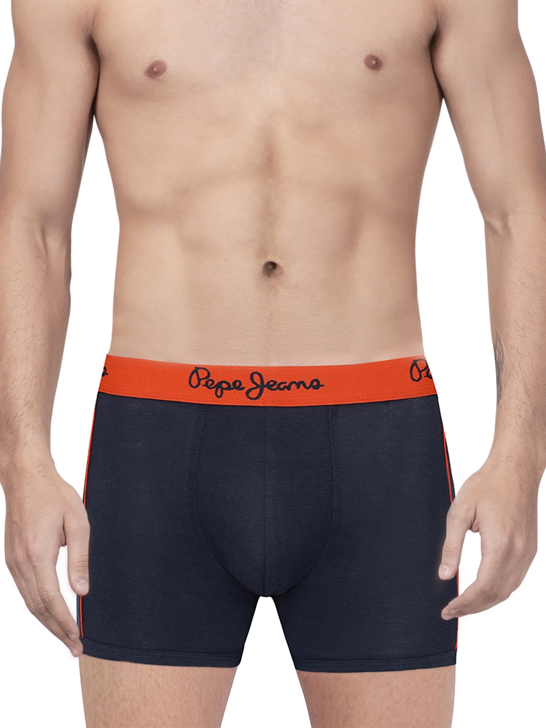 

Pepe Jeans Men Navy Blue Solid Fashion Trunk 8904311301776