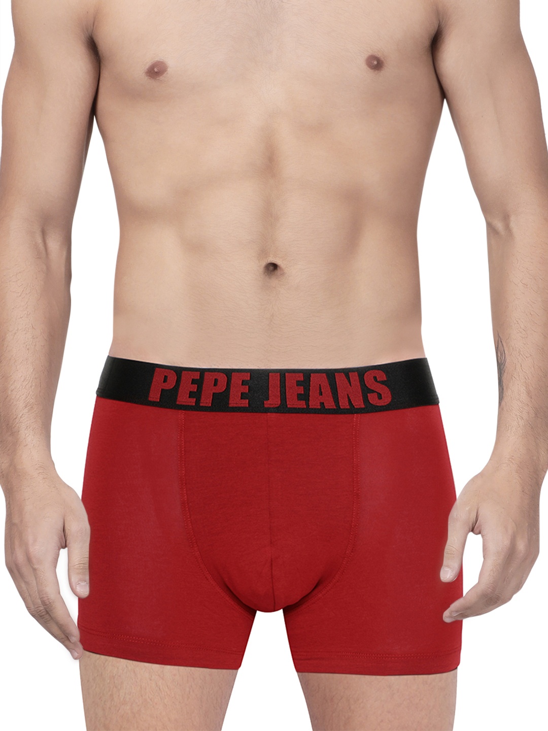 

Pepe Jeans Men Maroon Solid Trunks 8904311303992